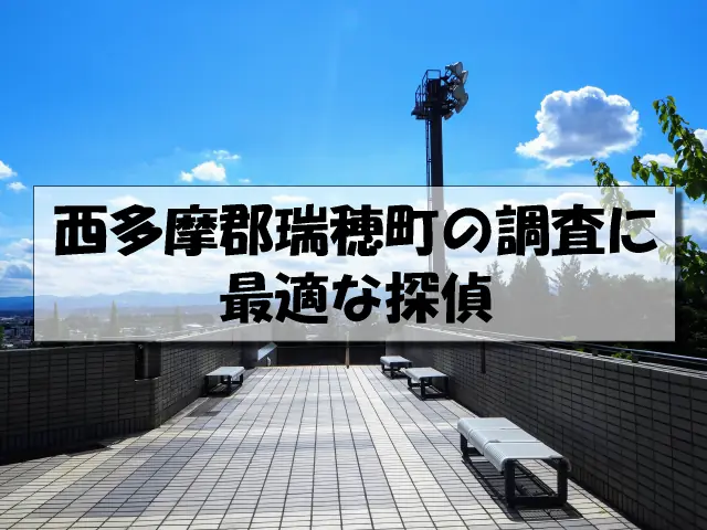 西多摩郡瑞穂町の探偵