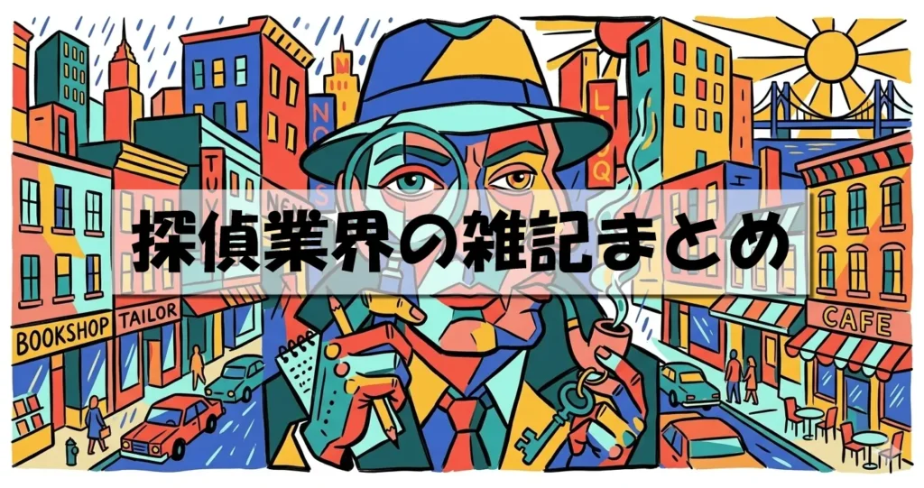 探偵業界のnote雑記のまとめ
